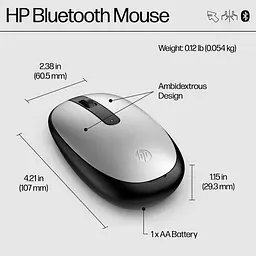 Мишка HP 240 Bluetooth Silver (43N04AA) - мініатюра 4