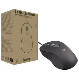 Мишка Logitech Signature M520 for Business USB-C Graphite (910-007511) - мініатюра 1