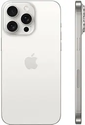 Смартфон Apple iPhone 15 Pro Max 256GB White Titanium Refurbished - мініатюра 3
