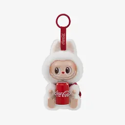 Брелок м'яка дитяча іграшка сюрприз Лабубу Labubu THE MONSTERS COCA-COLA series лялька кока кола в асортименті - мініатюра 6