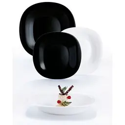 Сервіз столовий Luminarc Carine Black&White 18 предметів (N1489) - мініатюра 8