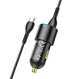 Автомобільний зарядний пристрій швидкої зарядки Hoco NZ6 PD45W (37361-01_271) - мініатюра 6