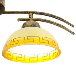 Люстра стельова Brille в спальню E27 60W BR (BKL-164C/2) - мініатюра 3