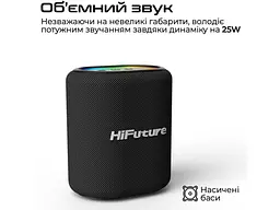 Портативная колонка HiFuture Vocalist 100 Black (vocalist100.black) - миниатюра 3