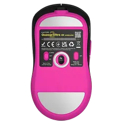 Миша бездротова Hator Quasar 2 Ultra 4K Black/Pink (HTM570BP)