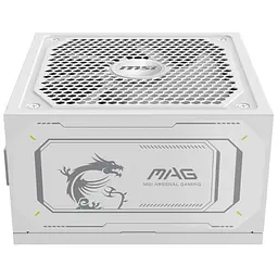 Блок живлення MSI 1000W (MAG A1000GL PCIE5 WHITE) - мініатюра 2
