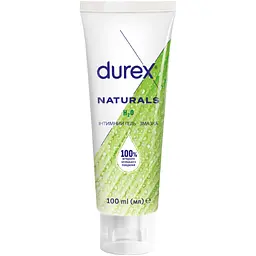Інтимний гель-змазка Durex Naturals із натуральних інгредієнтів без барвників та ароматизаторів (лубрикант) 100 мл (4820108005273) - мініатюра 1