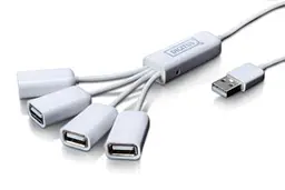 Розгалужувач USB-хаб DIGITUS USB — 4 USB - мініатюра 1
