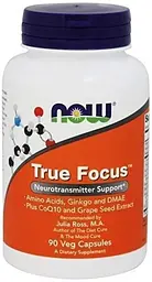 Тру Фокус Now Foods True Focus 90 вегетаріанських капсул