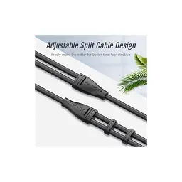 Кабель мультимедійний 3.5mm M to 2x3.5mm F 0.3m black Vention (BBWBY) - мініатюра 5