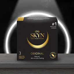 Презервативи Skyn Original 3 шт. ультратонкі, без латексу, гіпоалергенні