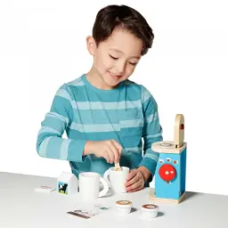 Ігровий набір Melissa&Doug дерев'яний "Кавовий сервіз" (MD19842) - мініатюра 2