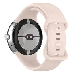 Силіконовий ремінець на смарт годинник Google Pixel Watch 3 45mm/4 45mm, Silicone, pink sand, зі зручною застібкою, на фітнес браслет, ArmorStandart (ARM84023) - мініатюра 2