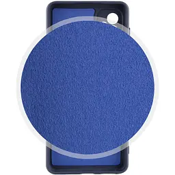 Чохол Silicone Cover Lakshmi Full Camera (A) для Samsung Galaxy A14 4G/5G Синій / Midnight Blue - мініатюра 3
