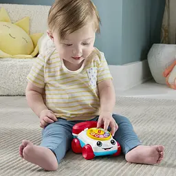 Машинка-каталка Fisher-Price Веселий телефончик (JKD56) - мініатюра 6