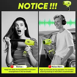 Портативний пилосос Sakerplus повітродувка для листя - мініатюра 7