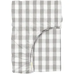 Простирадло на резинці в дитяче ліжечко Cosas Taupe Check 60х120х12 см (TaupeCheck_120)