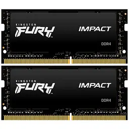 Модуль пам'ятi SO-DIMM 2x32GB/3200 DDR4 Kingston Fury Impact (KF432S20IBK2/64)