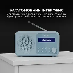 Радіоприймач Sharp DR-P420 Blue - мініатюра 9