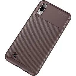 Чохол-накладка Toto TPU Carbon Fiber 1.5 mm Case Samsung Galaxy M10 Coffee - мініатюра 2