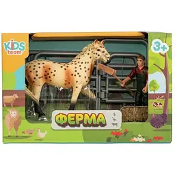 Дитячий іграшковий набір Ферма Kids Team Q9899-X3_1 кінь з парканом