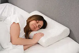 Подушка ортопедична Ardesto Sleepwell, 60х40х11/9см, білий (ART6040COP) - мініатюра 8