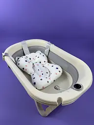 Ванночка дитяча складна Bimbo 0751-36 Розмір 76х47*21см, клапан зливу, розкладні ніжки, електронний датчик температури, матрац