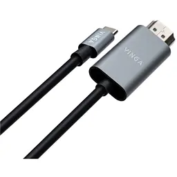 Кабель мультимедійний USB-C to HDMI M 1.5m V1.4 4K30Hz Vinga (VCPVCCH1415) - мініатюра 2