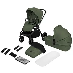 Коляска універсаьна Lionelo Mika Plus 3 в 1 green olive (LO-MIKA PLUS 3IN1 GREEN OLIVE) - мініатюра 15