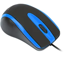 Дротова миша Havit USB чорно-блакитна (HV-MS753) - мініатюра 3