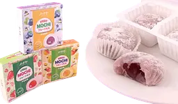 Японські моті Bamboo House Fruit Mochi Fruit Mochi Blueberry Чорниця 140г - мініатюра 4