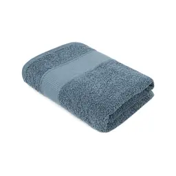 Рушник махровий Lotus Home - Dena navy сіро-синій 50x90 - мініатюра 3