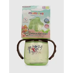 Поїльник Mega Zayka з силіконовим носиком 180 мл MGZ-0314 (Green) - мініатюра 2