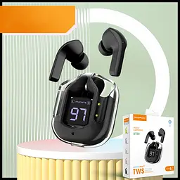 Бездротові навушники Duopuni BT30 TWS Wireless Headset, Bluetooth 5.3, 250 mAh Black - мініатюра 3