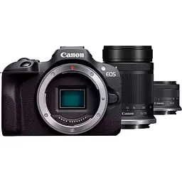 Бездзеркальний фотоапарат Canon EOS R100 Kit RF-S 18-45mm + RF-S 55-210mm IS STM (6052C036) UA [93039]