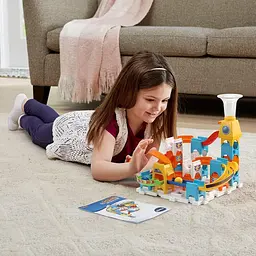 Конструктор лабіринт VTech Marble Rush Discovery XS100 кульковий трек 30 деталей 3 кульки STEM-конструктор від 4 років (SKU-326) - мініатюра 7