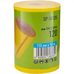 Наждачний папір Alloid Building Tools на паперовій основі 115мм х 10м зерно 120 (SP-10120) - мініатюра 4