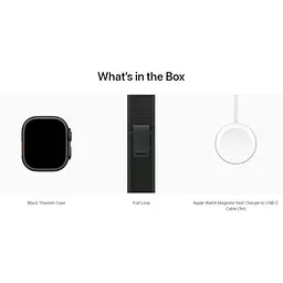 Смарт-годинник Apple Watch Ultra 2 49mm Black Titanium Case with Black Trail Loop S/M (MX4U3) [114884] - мініатюра 4