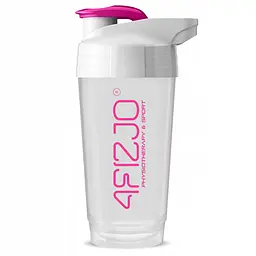 Шейкер спортивний 4FIZJO Ultra 700 мл White/Pink (P-5905973407069) - мініатюра 1