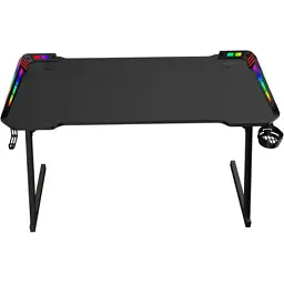 Комп'ютерний стіл Xtrike ME DK-05 Gaming Desk RGB Llight Black (DK-05) - мініатюра 2
