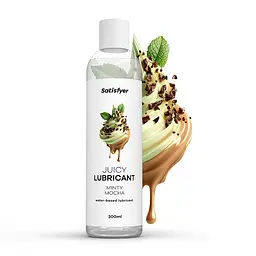 Лубрикант на водній основі Satisfyer Juicy Lubricant Minty Mocha water based 300 мл - мініатюра 2