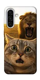 Чохол Demsky Shocked cat and lion для Samsung Galaxy A36 5G