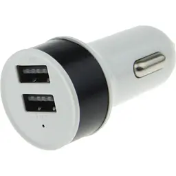 Автомобільний зарядний пристрій TOTO TZZ-58 Car charger metal 2USB 2.1A Black - мініатюра 3