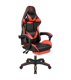 Крісло геймерське Kruger & Matz GX-150 з підставкою для ніг Red/Black - мініатюра 2