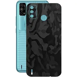 Защитная пленка StatusSKIN для Tecno Spark Go 2021 Корпус Винил Камуфляж черный