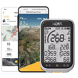 Велокомп'ютер XOSS G3+ gen3 GPS/ANT+ екран 2,8" 50 функцій - мініатюра 4
