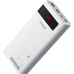 Зовнішній акумулятор (павербанк) Romoss Sense 8PS Pro 30W 30000 mAh White (PHP30-892-1133H)