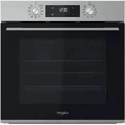 Духова шафа Whirlpool електрична 71 л, A+, дисплей, конвекція, телескопічні напрямні, нержавіюча сталь