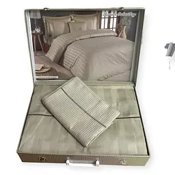 Постільна білизна Elegance Beige Сатин Преміум Maison D'or pbe0051926 - мініатюра 3