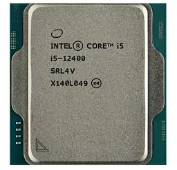 Процесор Intel Core i5 (LGA1700) i5-12400, Tray, 6x2.5 GHz (Turbo Boost 4.4 GHz, 12 потоків), UHD Graphics 730, L3 18Mb Smart Cache, Alder Lake, 10 nm, TDP 65W (CM80